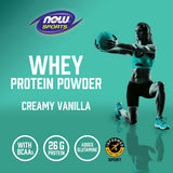 NOW Foods, Whey Protein Powder, Creamy Vanilla, 2 lbs, 907 g