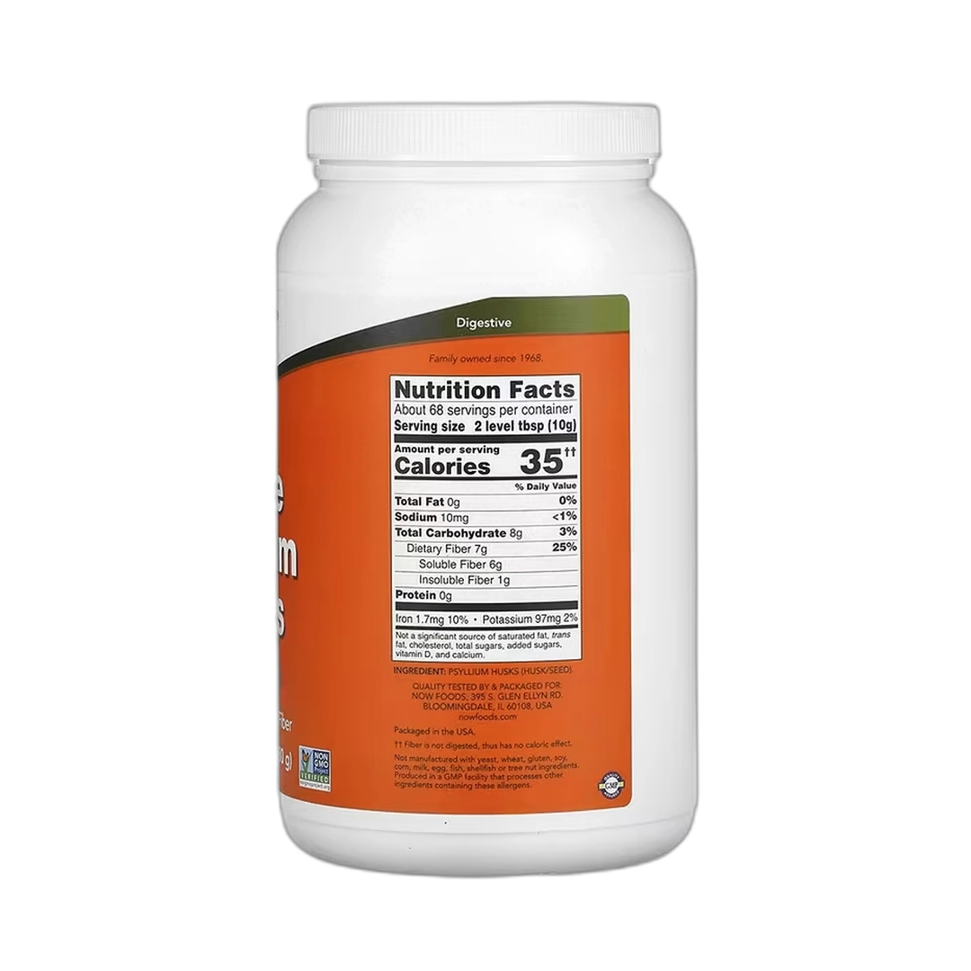NOW Foods, Whole Psyllium Husks, 24 oz, 680 g