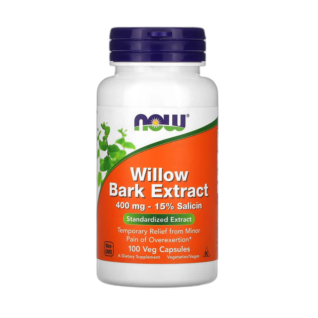 NOW Foods, Willow Bark Extract, 100 Veg Capsules
