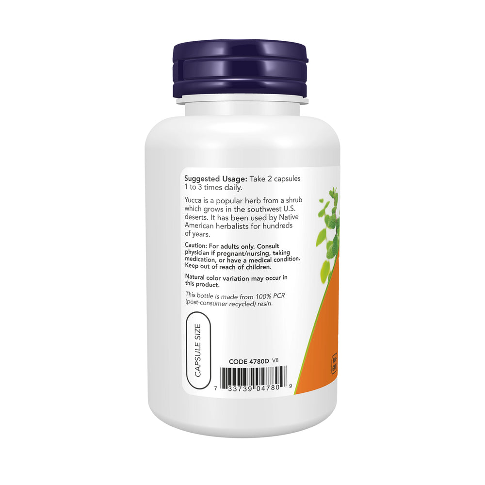 NOW Foods, Yucca, 100 Capsules