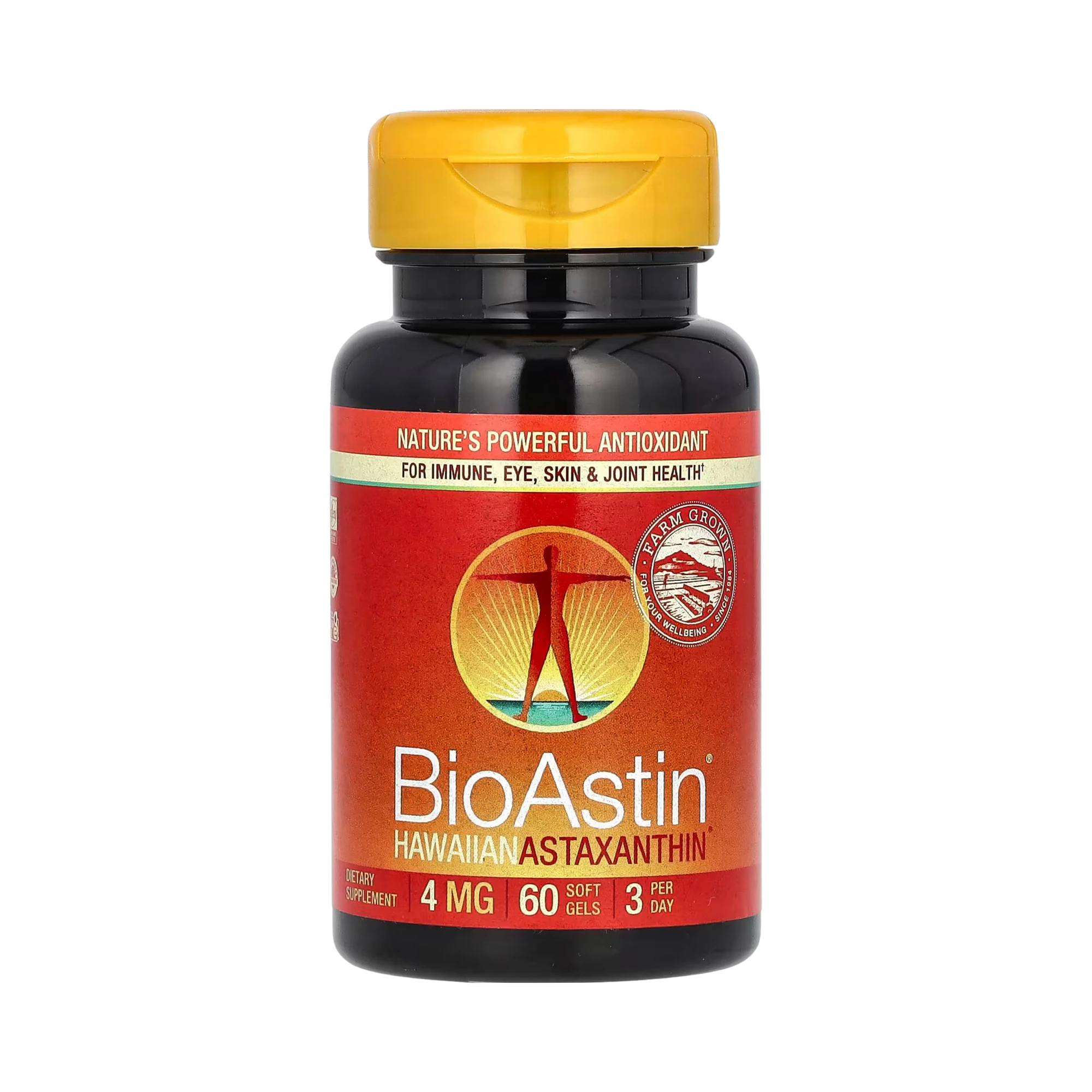 Nutrex Hawaii, BioAstin, Hawaiian Astaxanthin, 12 Mg, 60 Softgels
