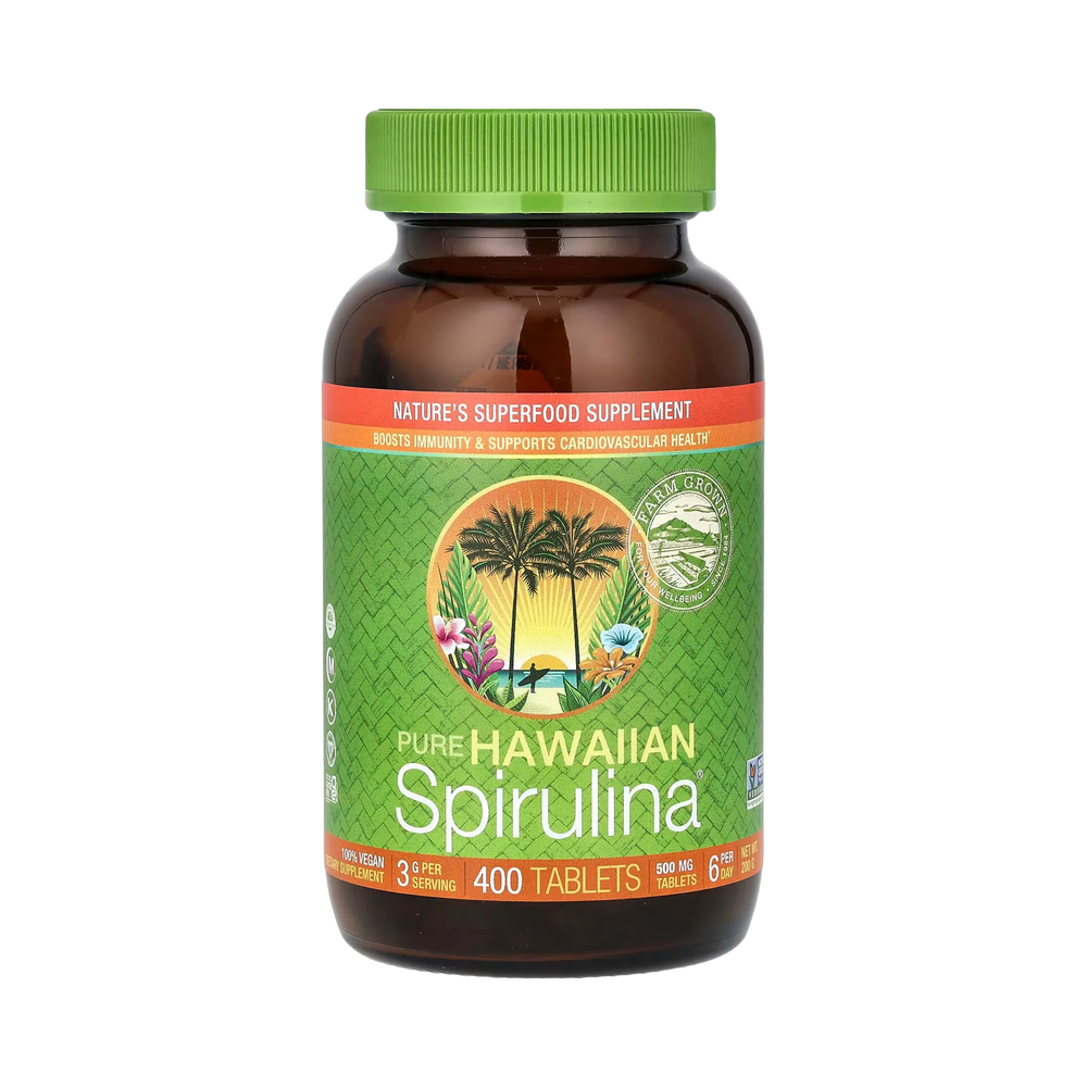 Nutrex Hawaii, Pure Hawaiian Spirulina, 3g, 400 Tablets