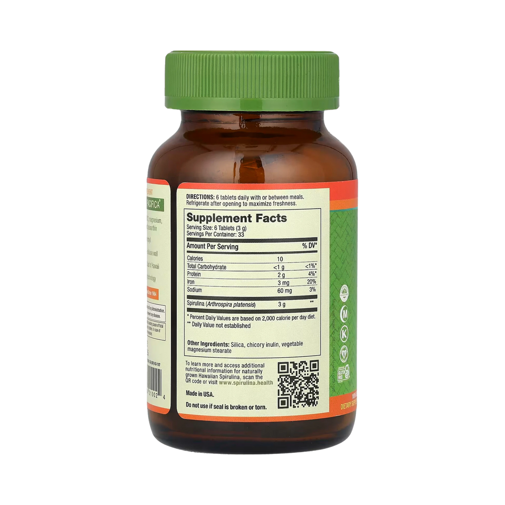 Nutrex Hawaii, Pure Hawaiian Spirulina, 500 Mg, 200 Tablets
