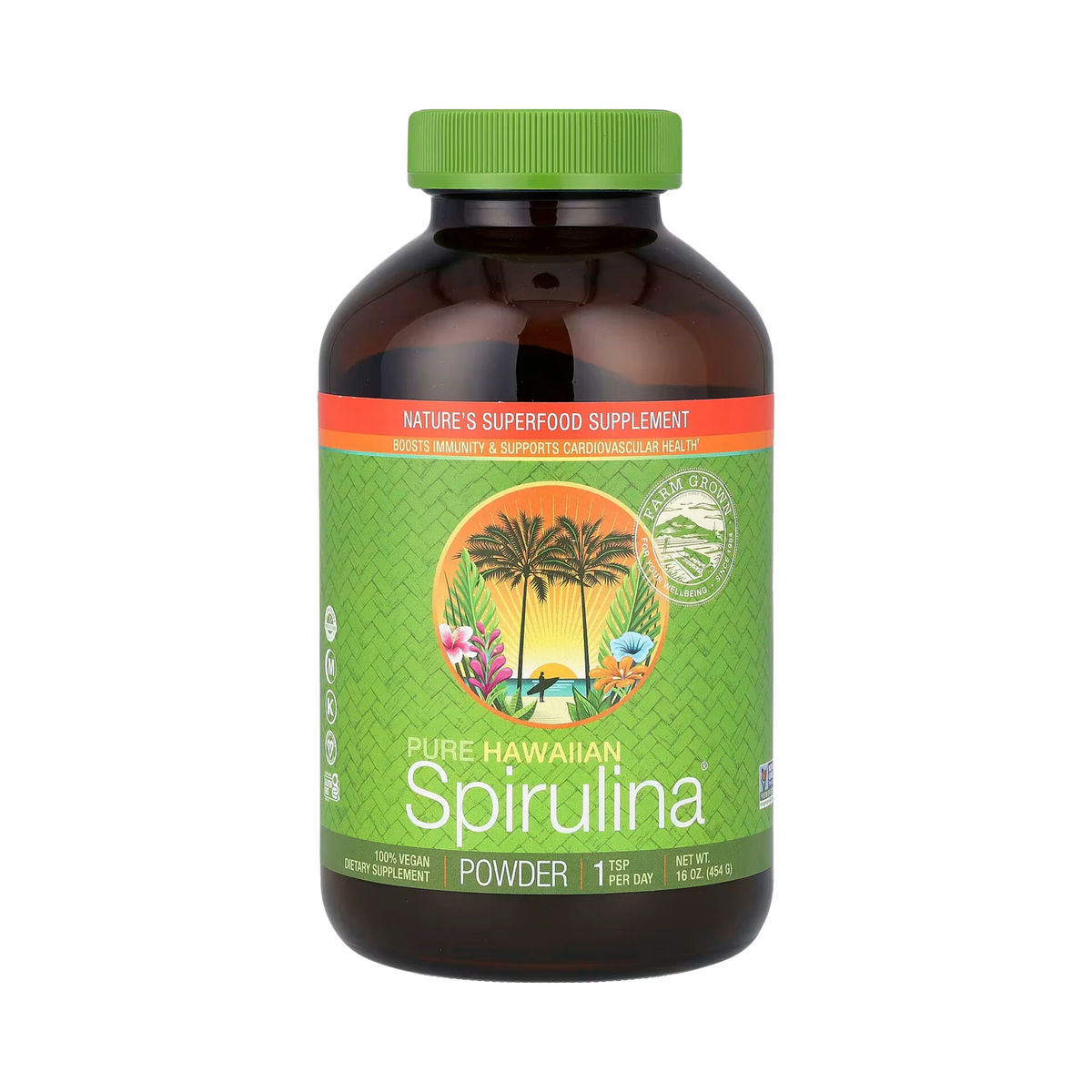 Nutrex Hawaii, Pure Hawaiian Spirulina, Powder, 16 Oz