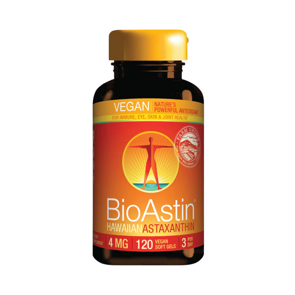 Nutrex Hawaii, Vegan BioAstin Hawaiian Astaxanthin, 4 Mg, 120 Softgels