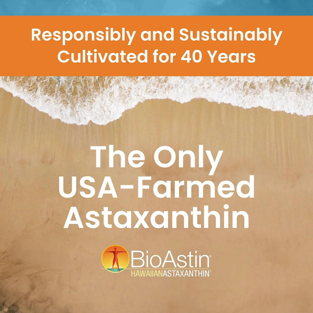 Nutrex Hawaii, Vegan BioAstin Hawaiian Astaxanthin, 4 Mg, 120 Softgels