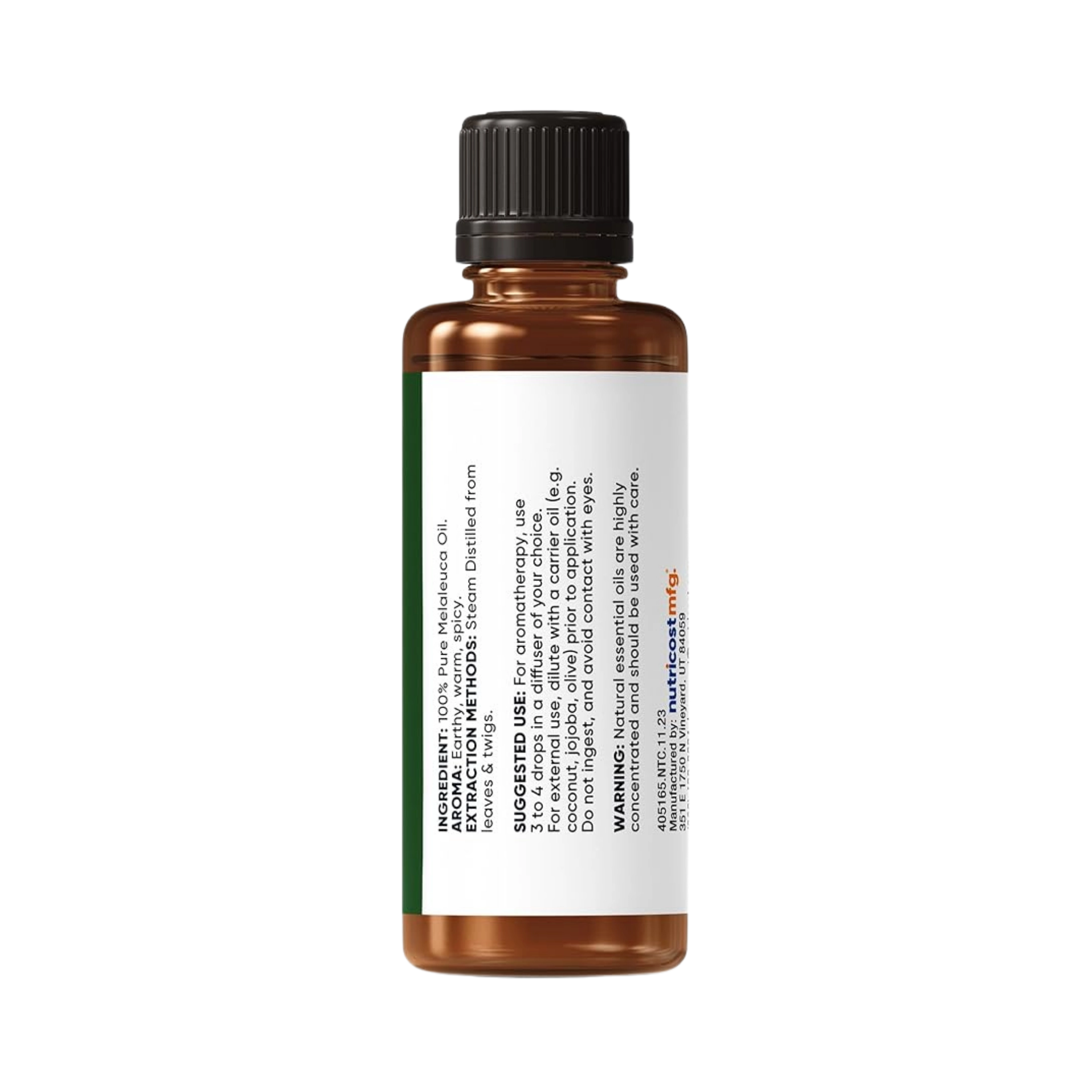 Nutricost, 100% Pure Essential Oil, Melaeuca Alternifolia, 1 fl oz, 30 ml