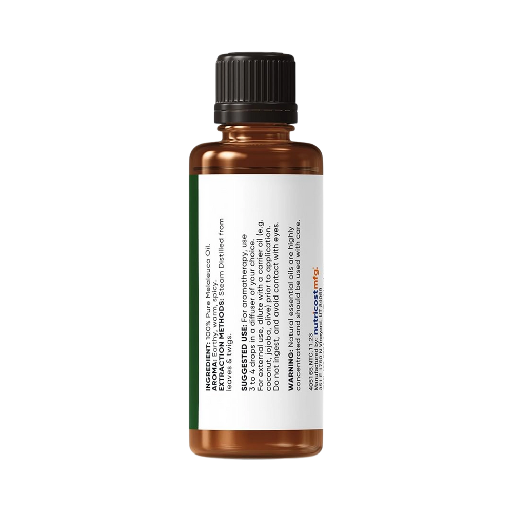 Nutricost, 100% Pure Essential Oil, Melaeuca Alternifolia, 1 fl oz, 30 ml