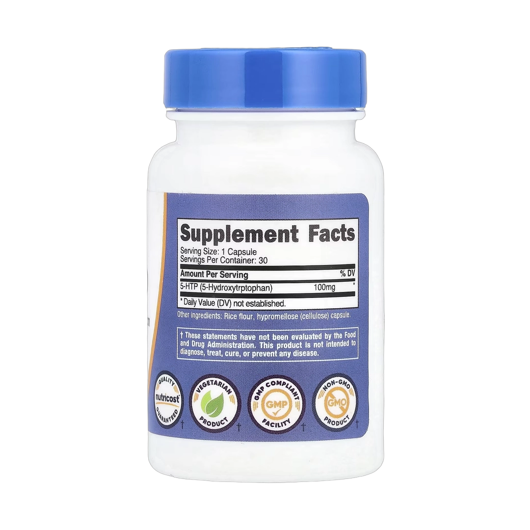Nutricost, 5-HTP, 100 mg, 30 Capsules