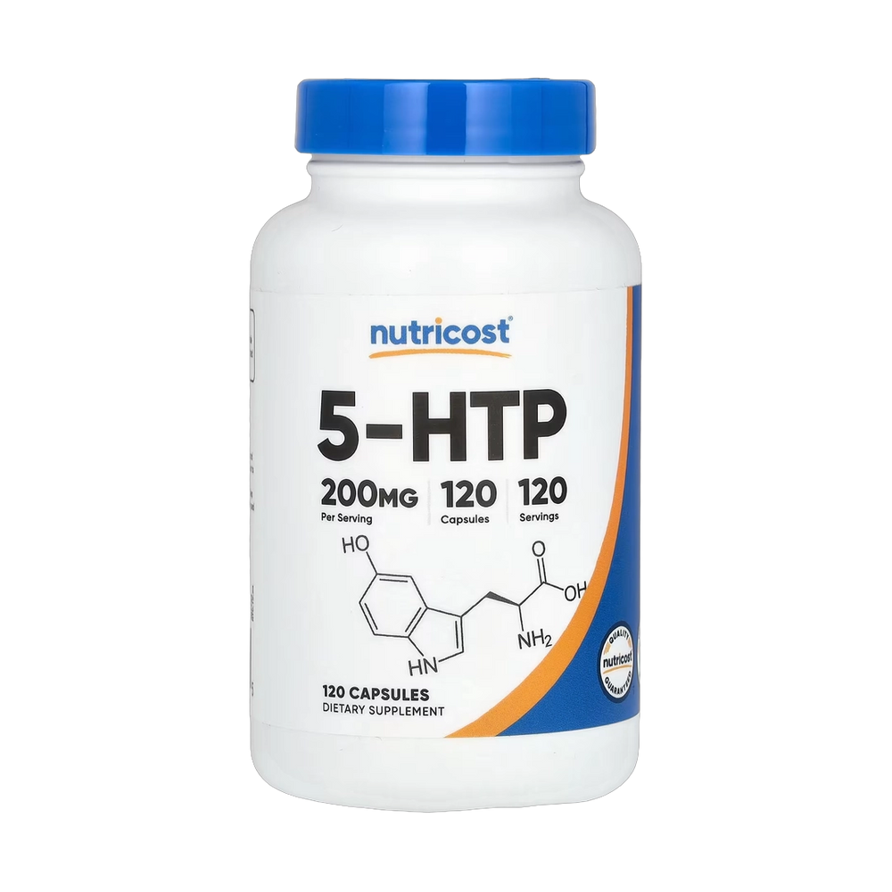 Nutricost, 5-HTP, 200 mg, 120 Capsules