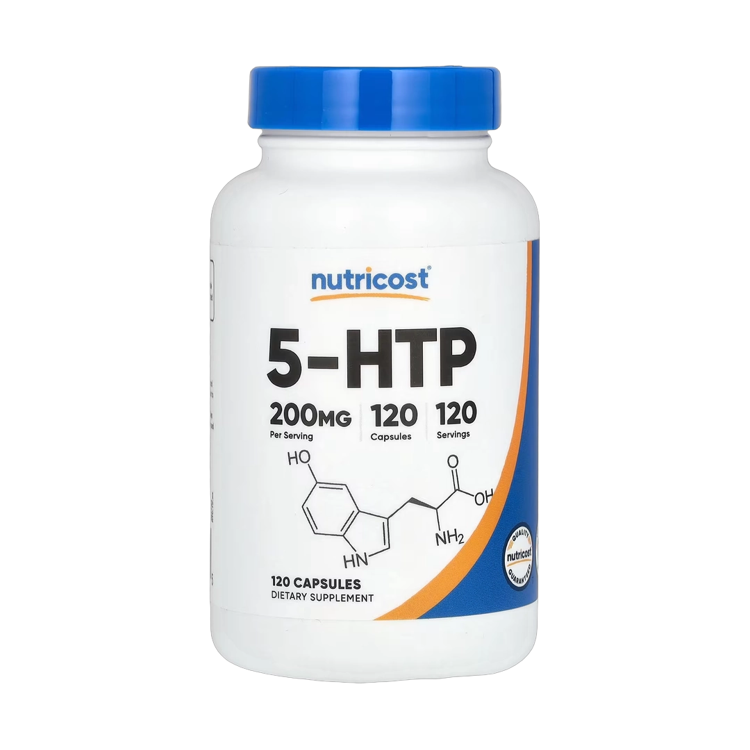 Nutricost, 5-HTP, 200 mg, 120 Capsules