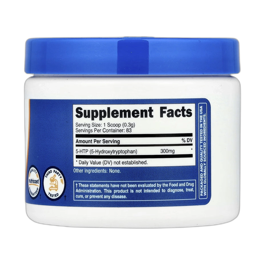 Nutricost, 5-HTP, Unflavored, 0.9 oz,25 g