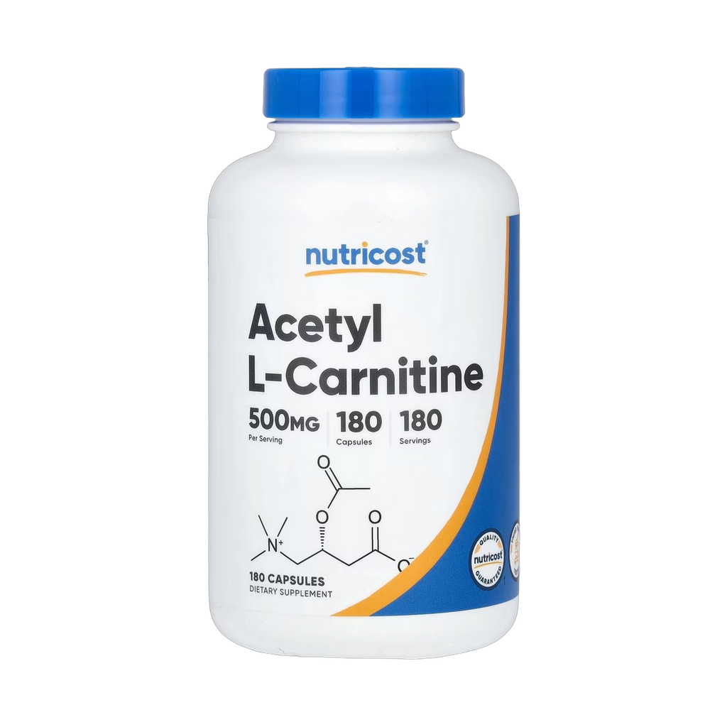 Nutricost, Acetyl L-Carnitine, 500 mg , 180 Capsules – Maple Herbs