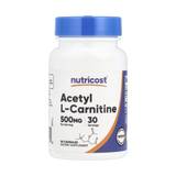 Nutricost, Acetyl L-Carnitine, 500 mg, 30 Capsules
