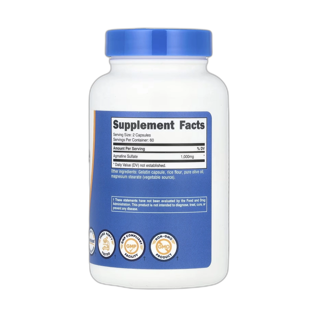 Nutricost, Agmatine Sulfate, 120 Capsules