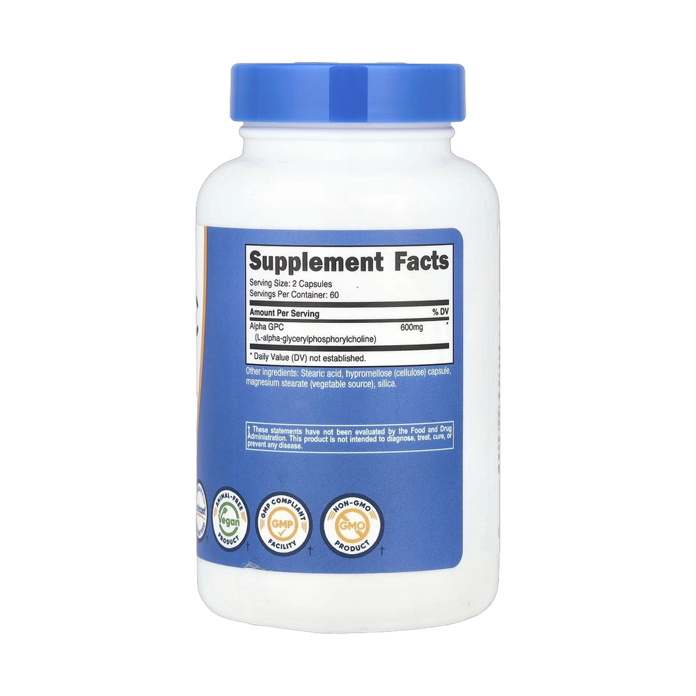 Nutricost, Alpha GPC, 120 Capsules