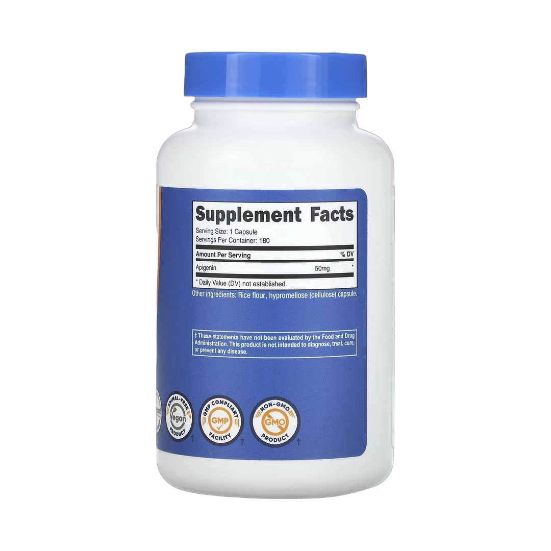 Nutricost, Apigenin, 50 mg, 180 Capsules