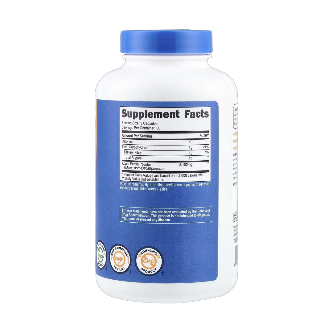 Nutricost, Apple Pectin, 180 Capsules