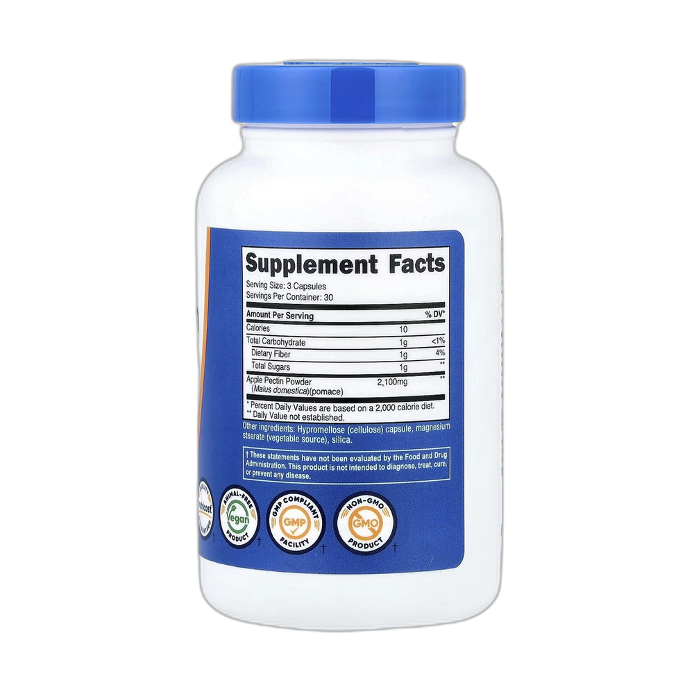 Nutricost, Apple Pectin , 90 Capsules