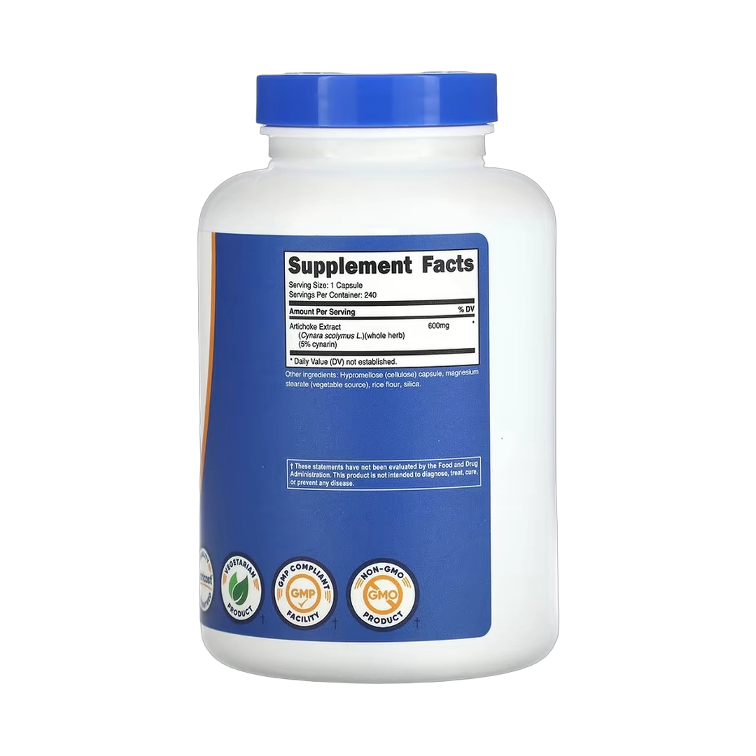 Nutricost, Artichoke Extract, 600 mg, 240 Capsules