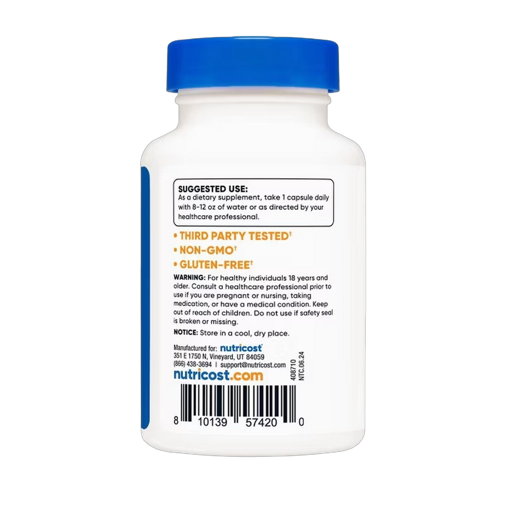 Nutricost, Ashwagandha Root, 600 Mg, 30 Capsules