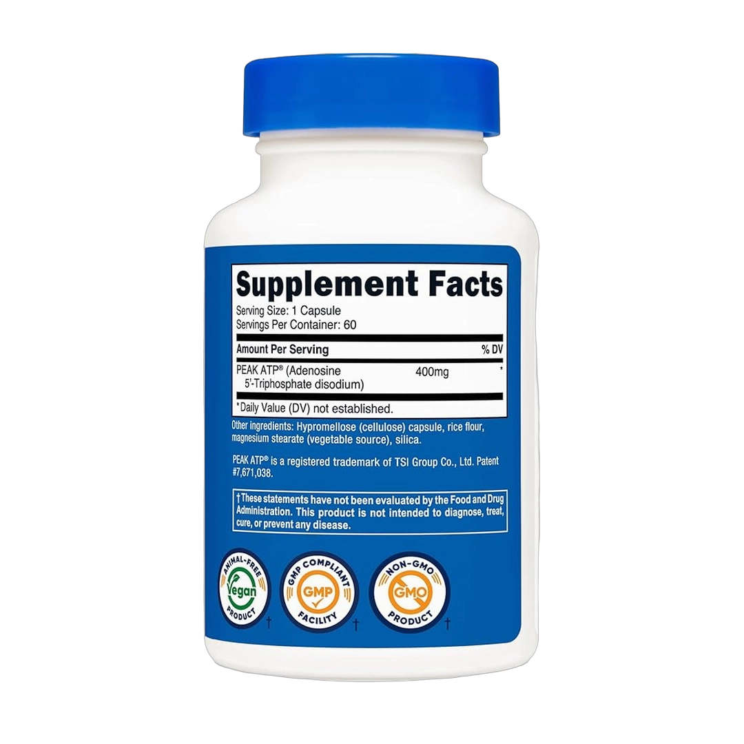 Nutricost, ATP, 400mg, 60 Capsules
