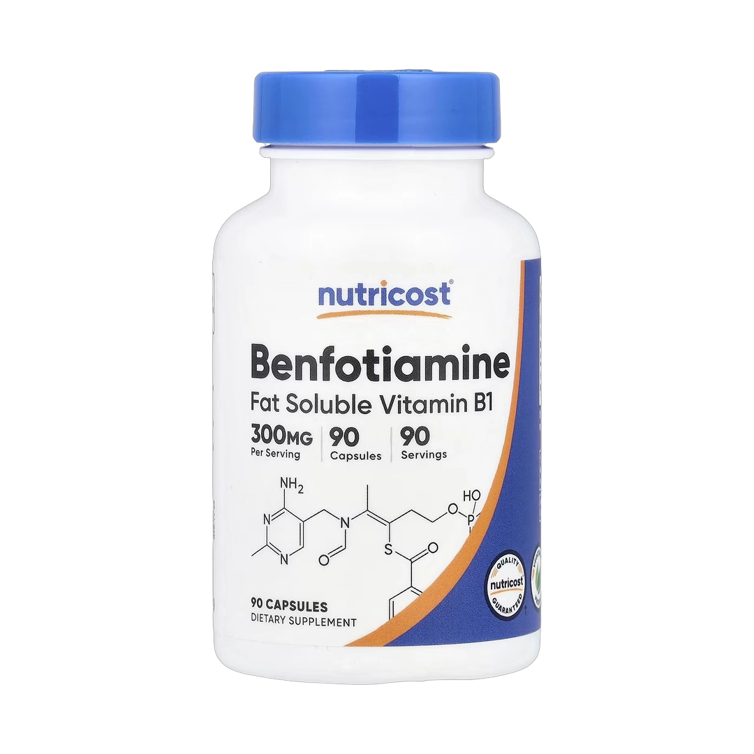 Nutricost, Benfotiamine, 300 mg, 90 Capsules
