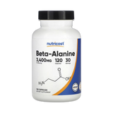 Nutricost, Beta-Alanine, 120 Capsules