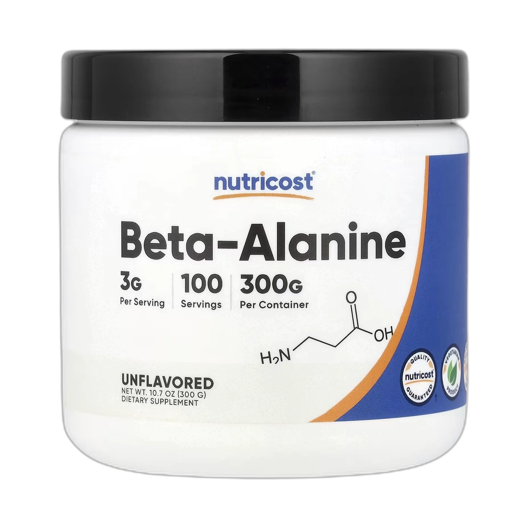 Nutricost, Beta Alanine, Unflavored, 10.7 oz, 300 g