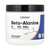 Nutricost, Beta Alanine, Unflavored, 10.7 oz, 300 g