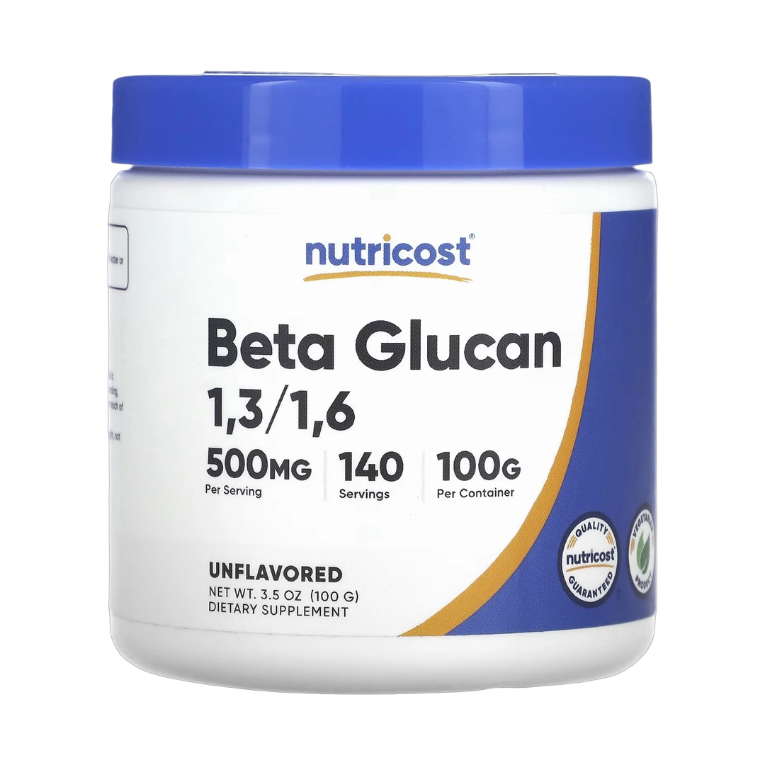 Nutricost, Beta Glucan 1,3/1,6, Unflavored, 3.5 oz, 100 g