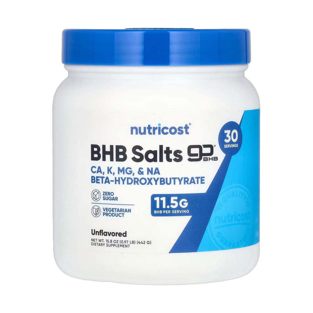 Nutricost, BHB Salts, goBHB®, Unflavored, 0.97 lb, 442 g
