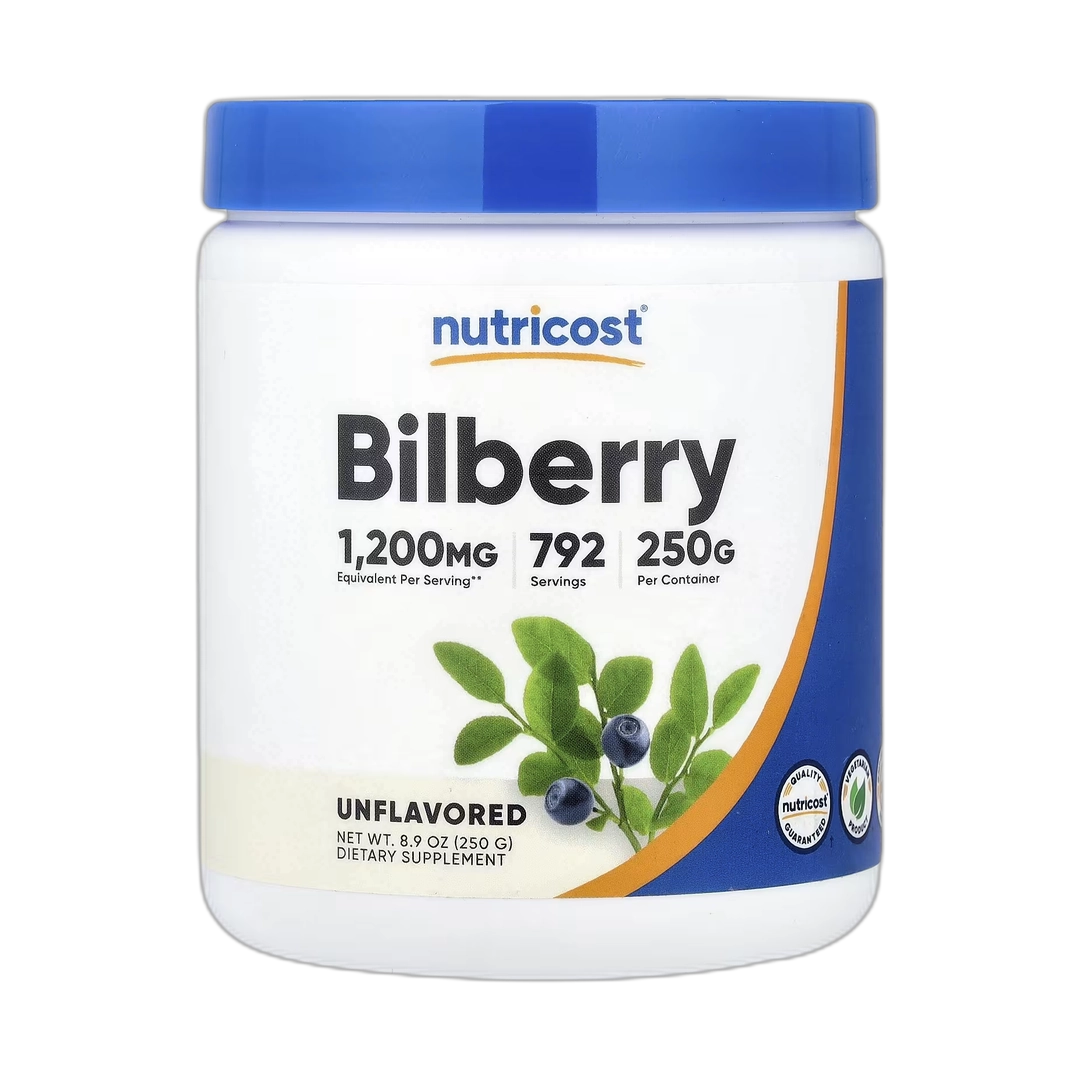 Nutricost, Bilberry Powder, Unflavored, 8.9 oz, 250 g
