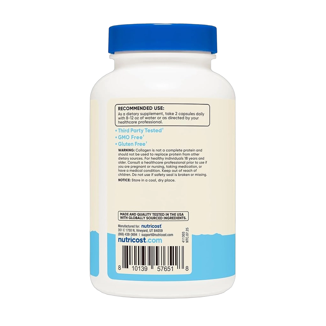 Nutricost, BioCell Collagen, 1,000mg, 120 Capsules