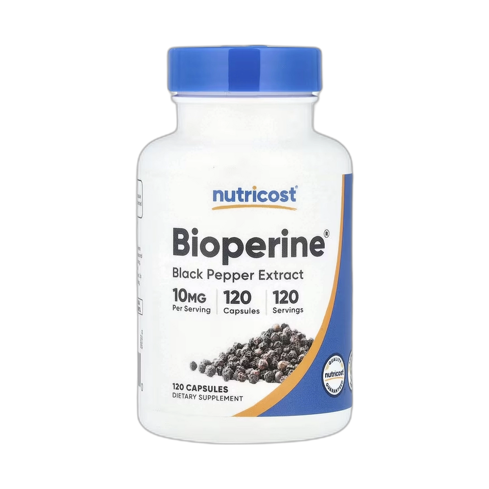 Nutricost, Bioperine, 10 mg, 120 Capsules