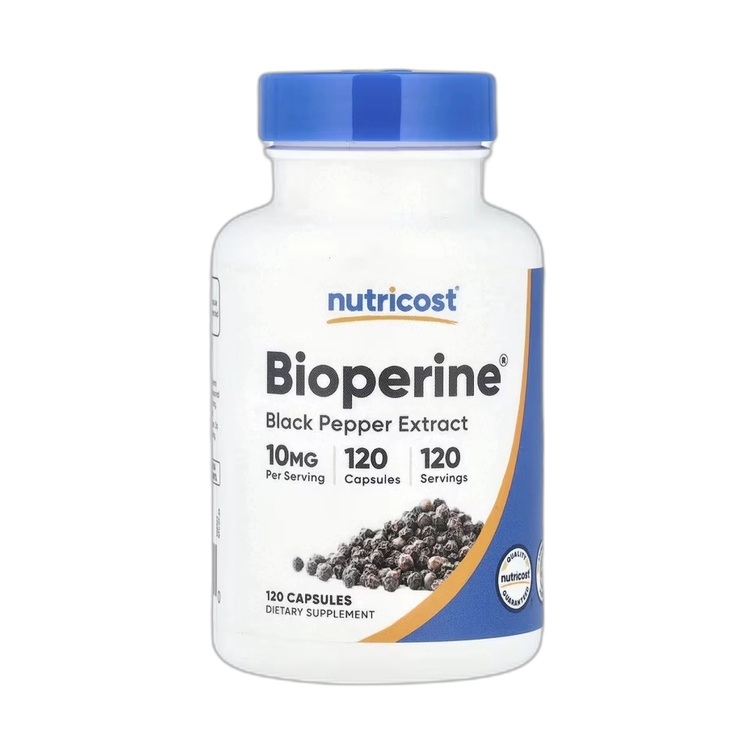 Nutricost, Bioperine, 10 mg, 120 Capsules