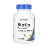 Nutricost, Biotin, 10,000 mcg, 120 Capsules