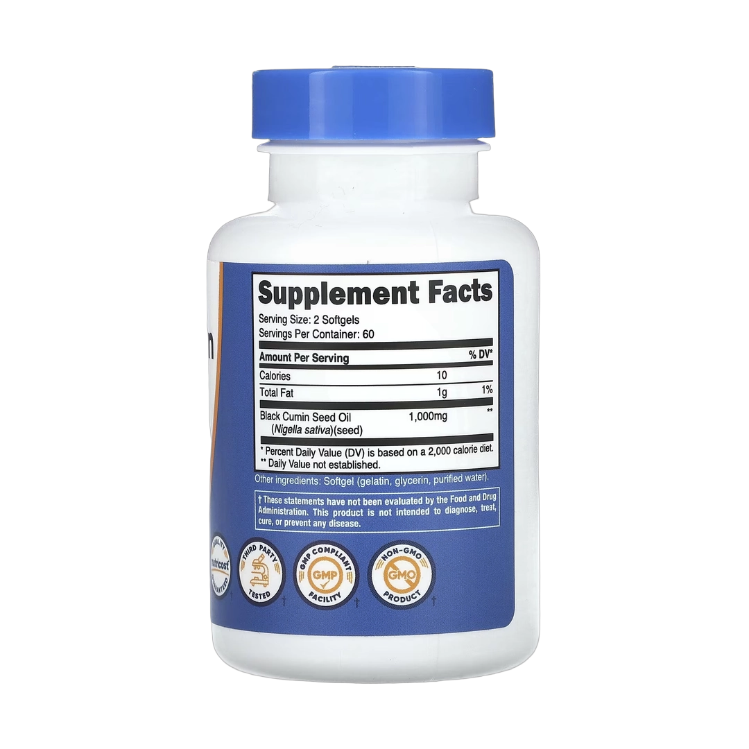 Nutricost, Black Cumin Seed Oil, 120 Softgels