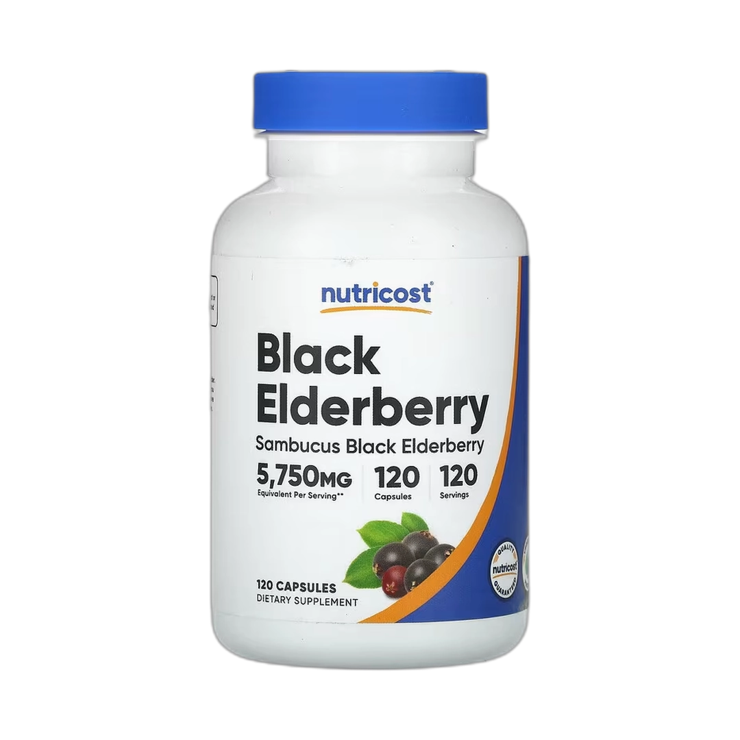 Nutricost, Black Elderberry, 5,750 mg, 120 Capsules