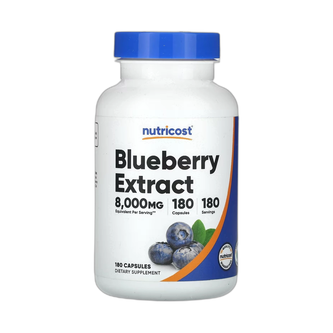 Nutricost, Blueberry Extract, 160 mg, 180 Capsules