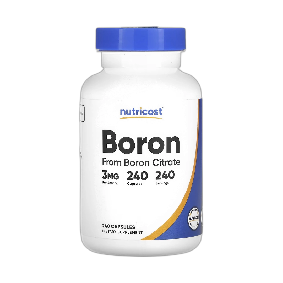 Nutricost, Boron, 3 mg, 240 Capsules