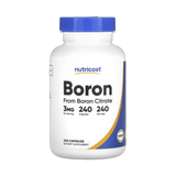 Nutricost, Boron, 3 mg, 240 Capsules