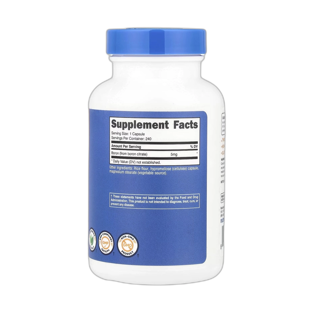 Nutricost, Boron, 5 mg , 240 Capsules