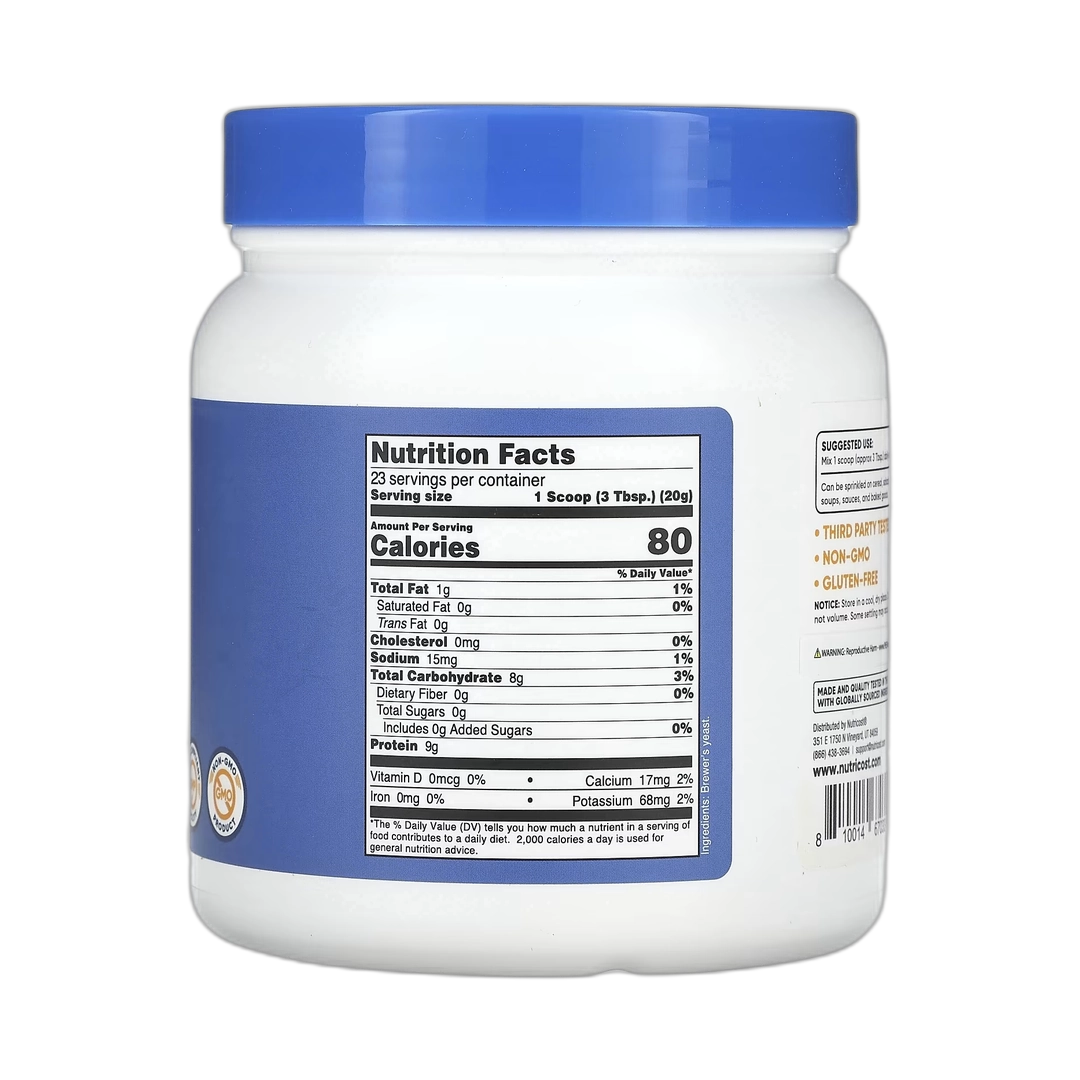 Nutricost, Brewer's Yeast, Unflavored, 16 oz, 454 g