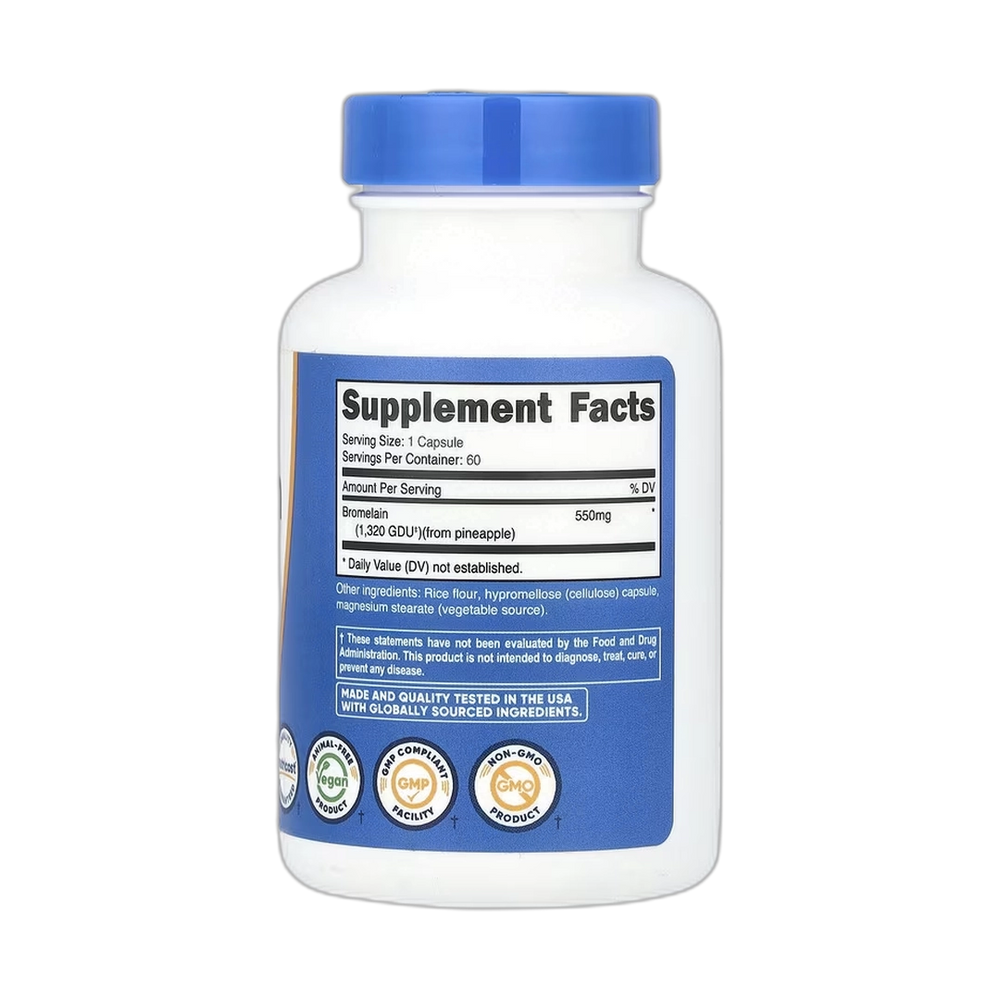 Nutricost, Bromelain, 550 mg , 60 Capsules