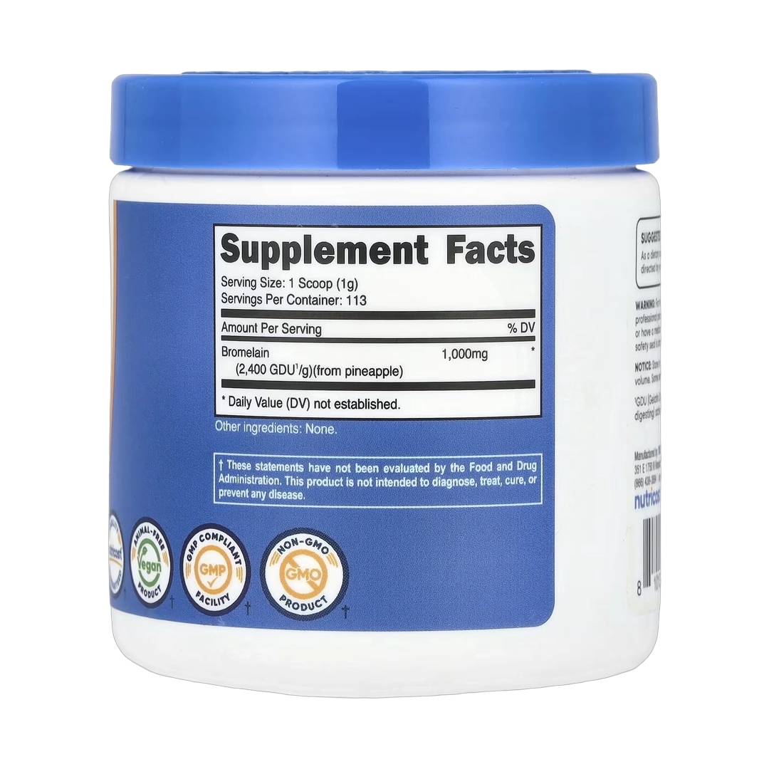 Nutricost, Bromelain, Unflavored , 4 oz, 113 g