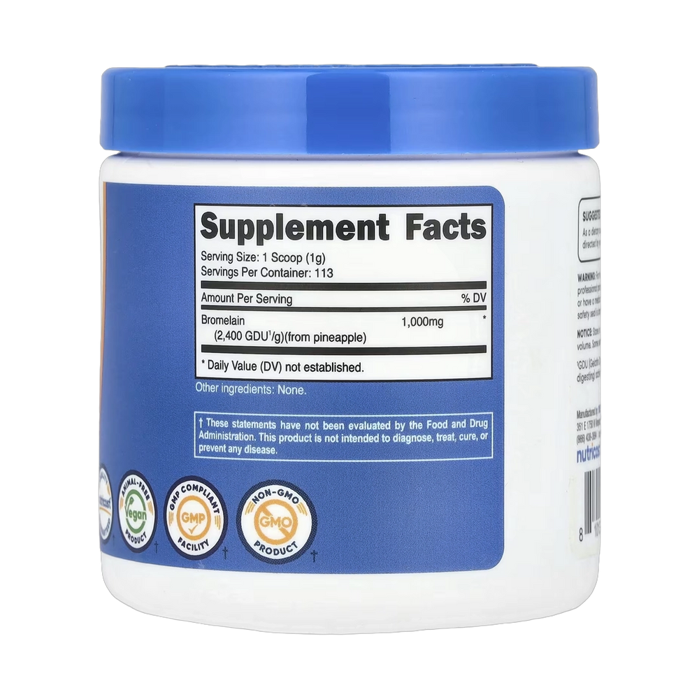 Nutricost, Bromelain, Unflavored , 4 oz, 113 g