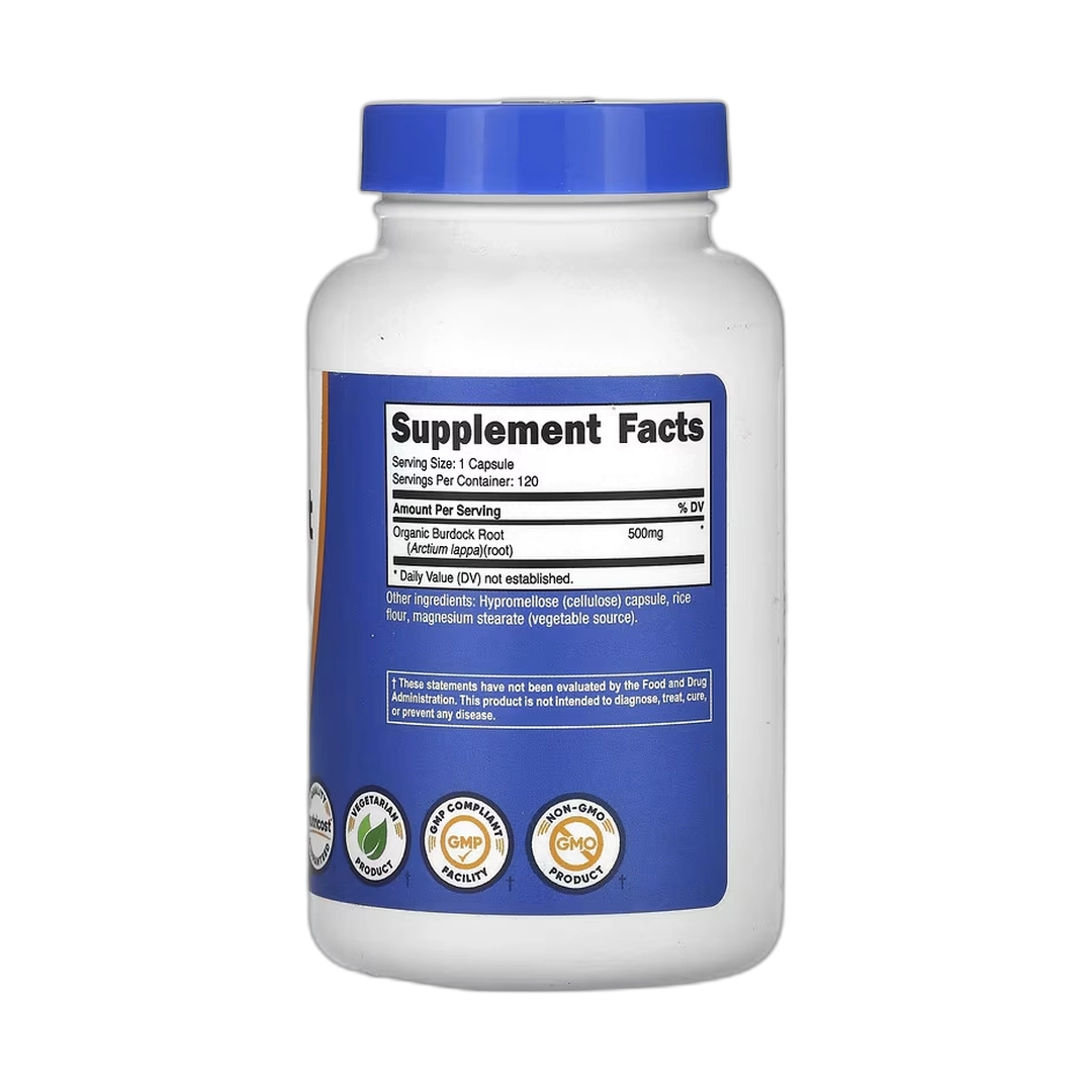 Nutricost, Burdock Root, 500 mg, 120 Capsules