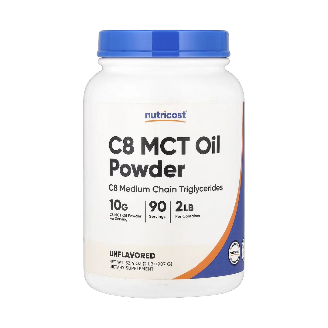 Nutricost, C8 MCT Oil Powder, Unflavored, 2 lb, 907 g