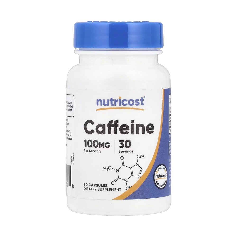 Nutricost, Caffeine, 100 mg, 30 Capsules